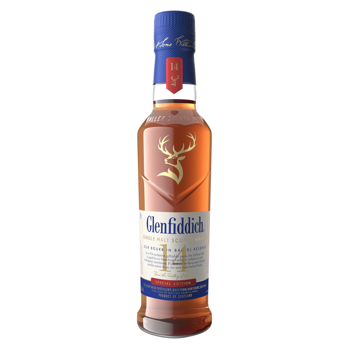 glenfiddich 14yo 083664875467 front 37 5cl