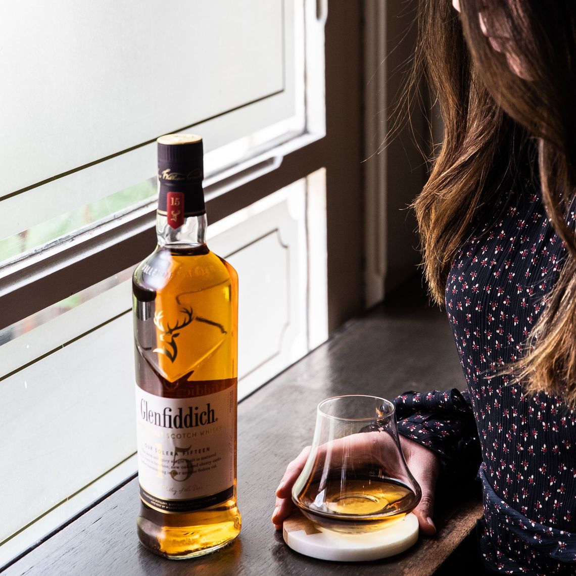 glenfiddich in situational bottle shot 60